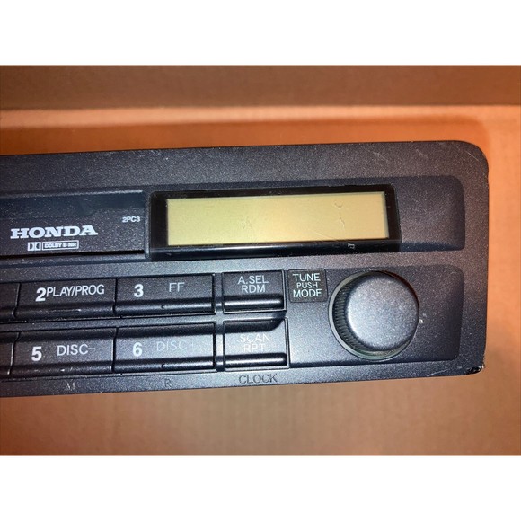 2001-2005 Honda Civic AM FM Radio Cassette Player Part Number 39100-S5A-A110-M1 - Picture 5 of 12